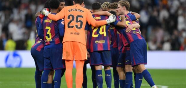 قائمة برشلونة الرسمية لمواجهة كلوب بروج في دوري أبطال أوروبا